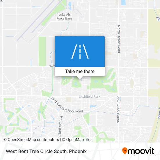 West Bent Tree Circle South map