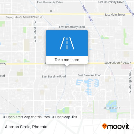 Alamos Circle map