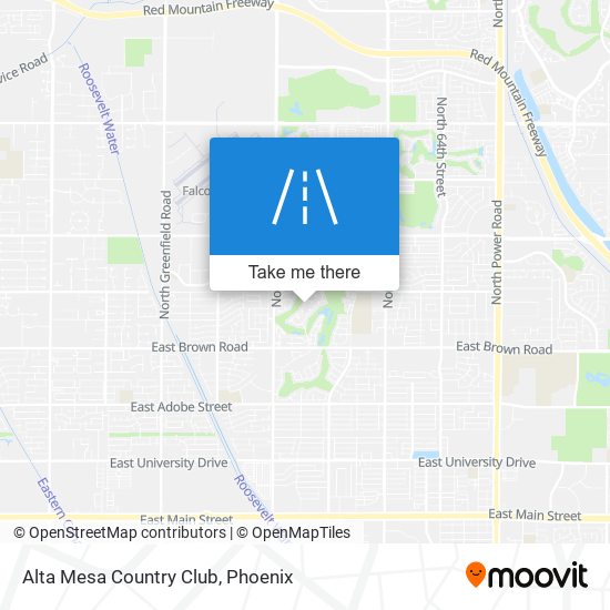 Alta Mesa Country Club map