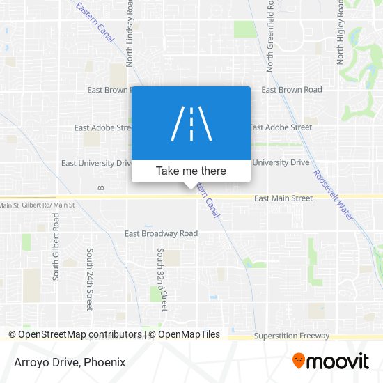 Arroyo Drive map