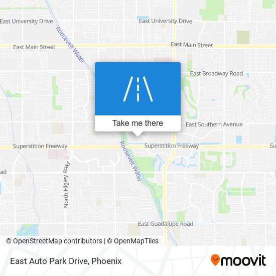 East Auto Park Drive map