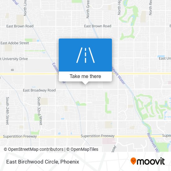 East Birchwood Circle map