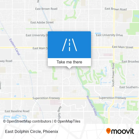 East Dolphin Circle map