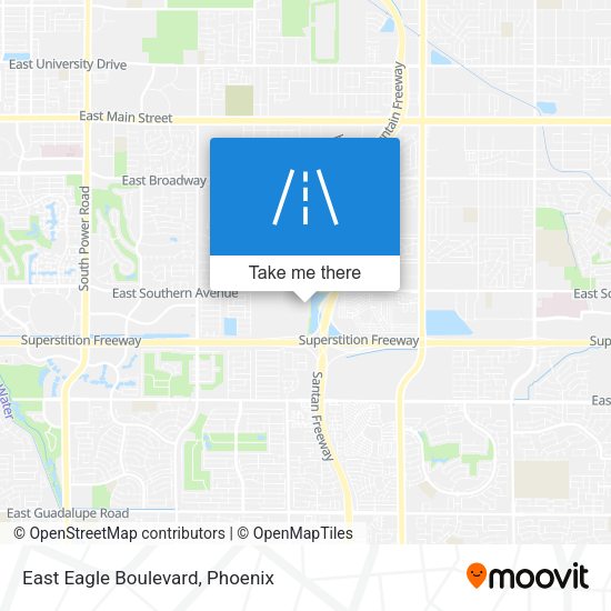 Mapa de East Eagle Boulevard
