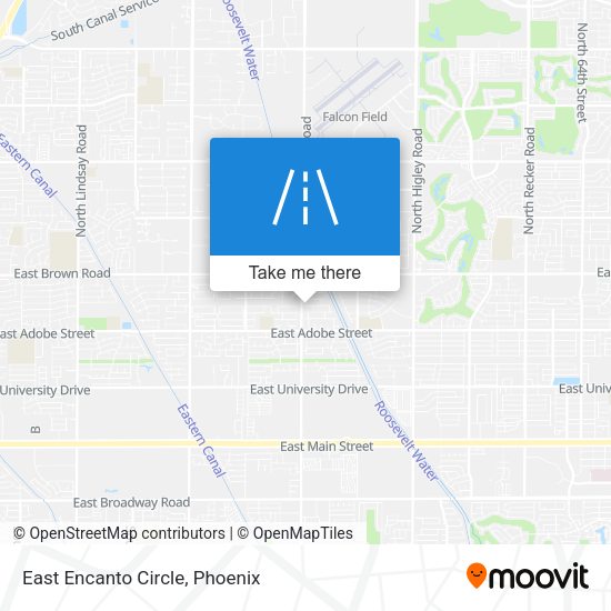 Mapa de East Encanto Circle