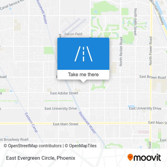 Mapa de East Evergreen Circle