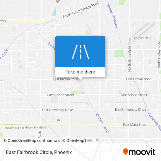 East Fairbrook Circle map