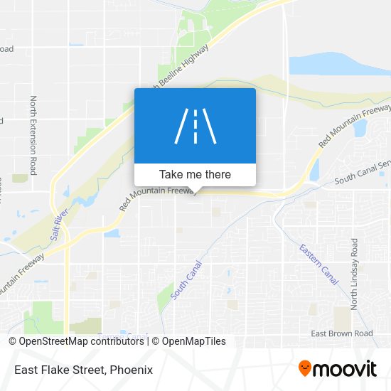 Mapa de East Flake Street