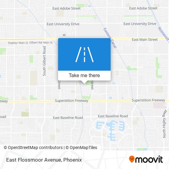 East Flossmoor Avenue map