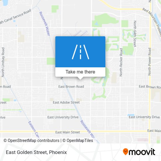 Mapa de East Golden Street