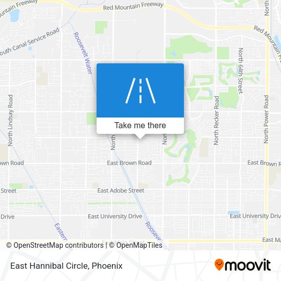 East Hannibal Circle map