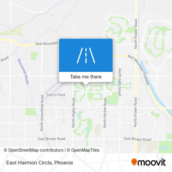Mapa de East Harmon Circle