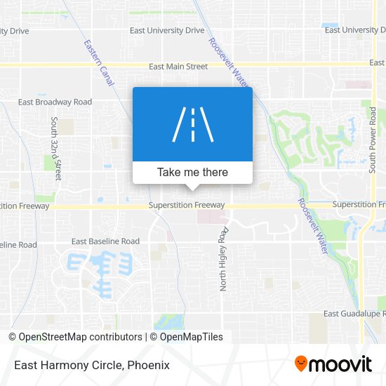East Harmony Circle map