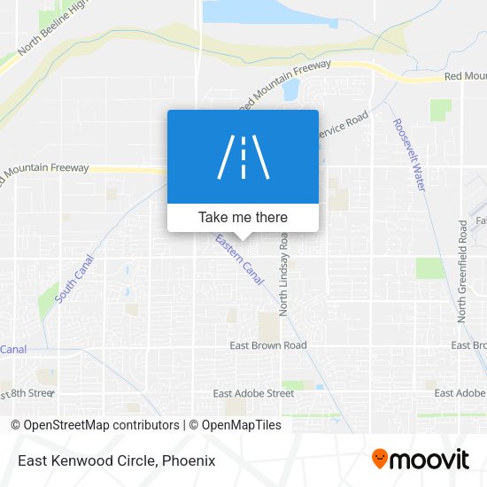 East Kenwood Circle map
