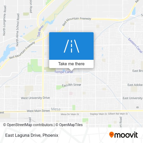 Mapa de East Laguna Drive