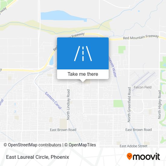 Mapa de East Laureal Circle