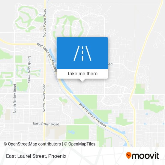 Mapa de East Laurel Street