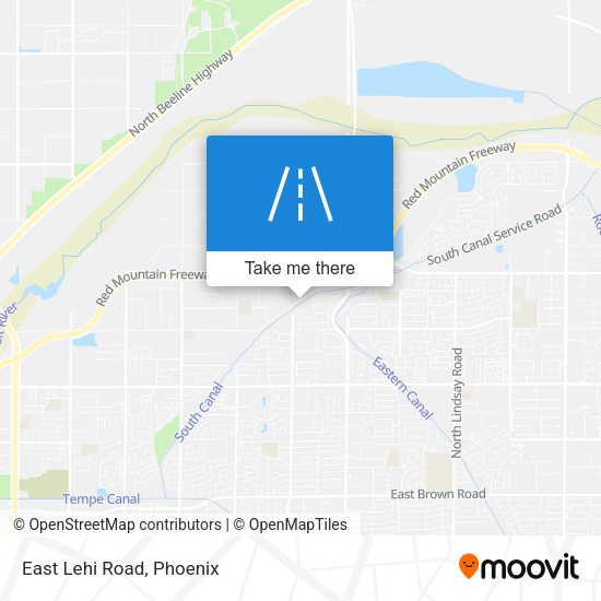 Mapa de East Lehi Road