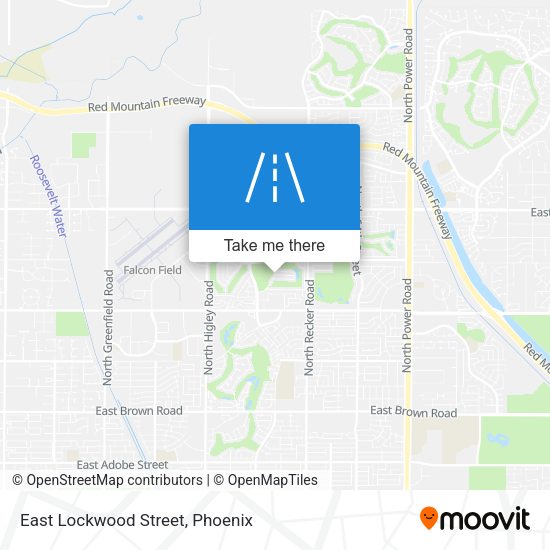East Lockwood Street map