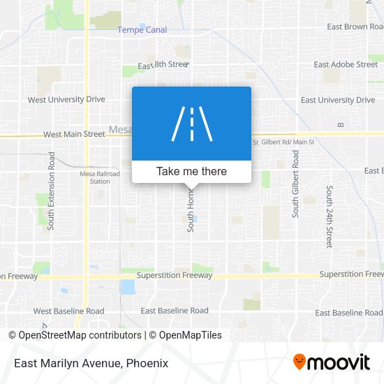 Mapa de East Marilyn Avenue