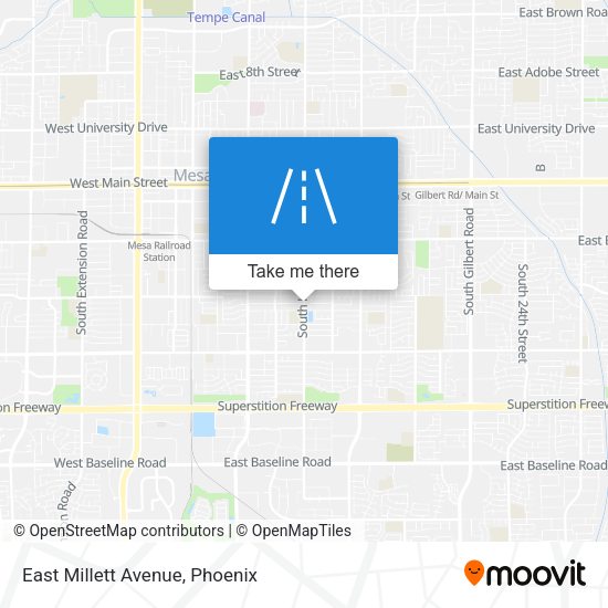 Mapa de East Millett Avenue