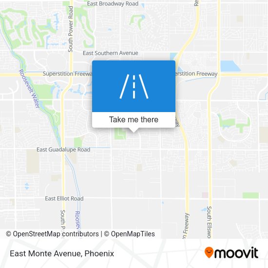 Mapa de East Monte Avenue