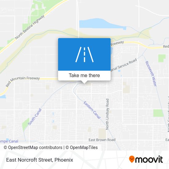 East Norcroft Street map