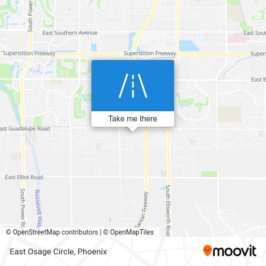 Mapa de East Osage Circle