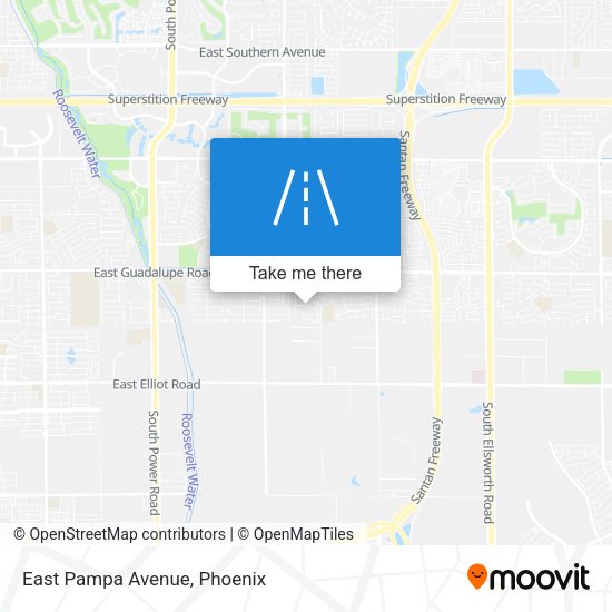 Mapa de East Pampa Avenue