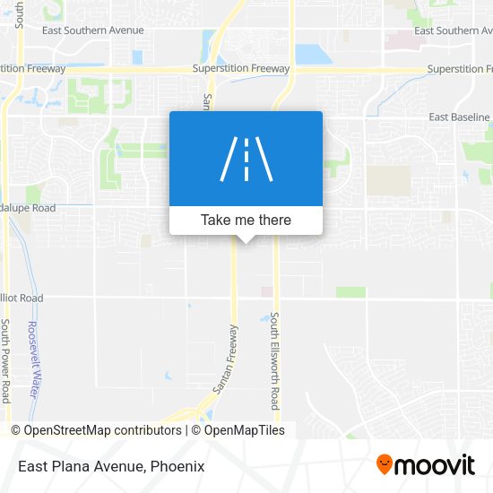 Mapa de East Plana Avenue