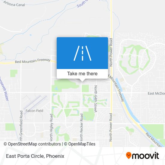 Mapa de East Porta Circle