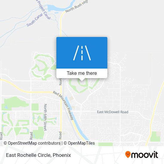 East Rochelle Circle map