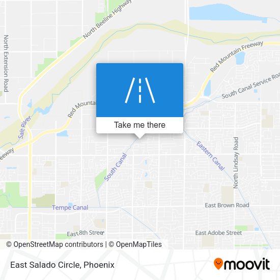 East Salado Circle map