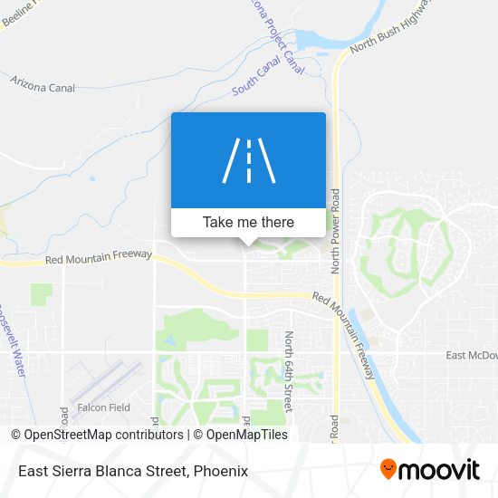 Mapa de East Sierra Blanca Street