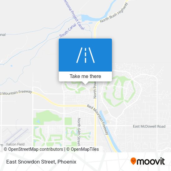 Mapa de East Snowdon Street