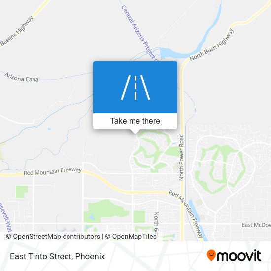 Mapa de East Tinto Street