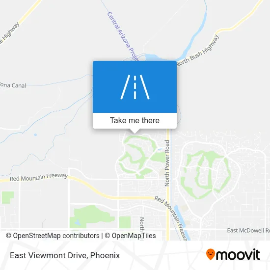 East Viewmont Drive map
