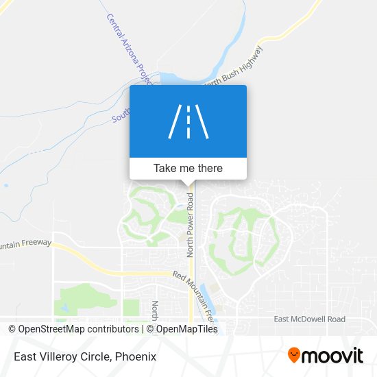 East Villeroy Circle map