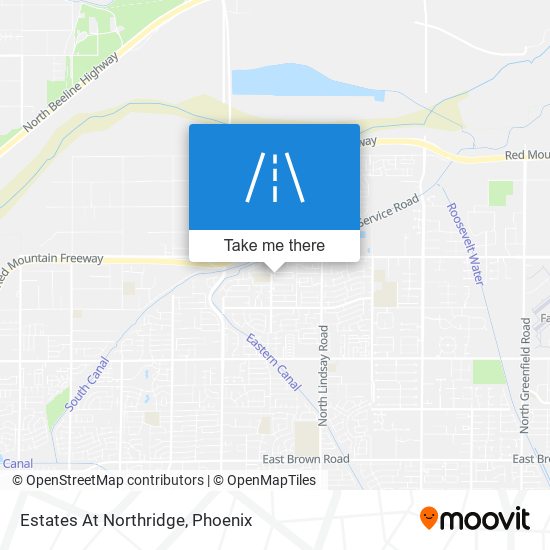 Estates At Northridge map