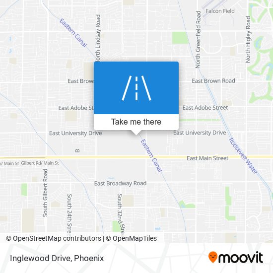 Inglewood Drive map