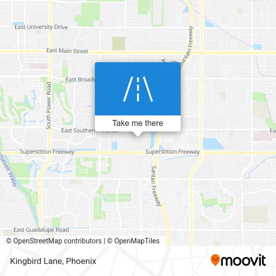 Mapa de Kingbird Lane
