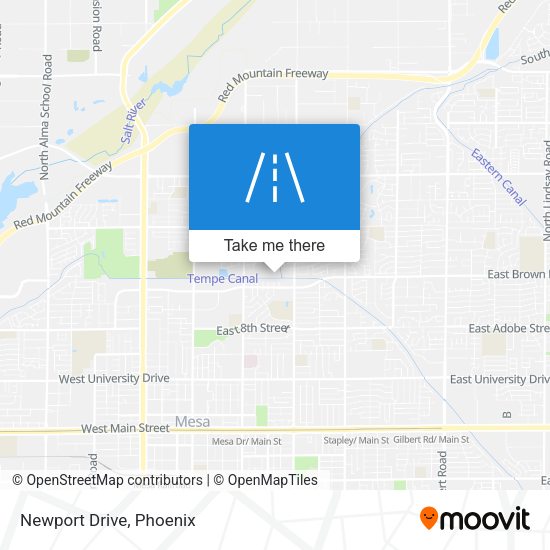 Mapa de Newport Drive