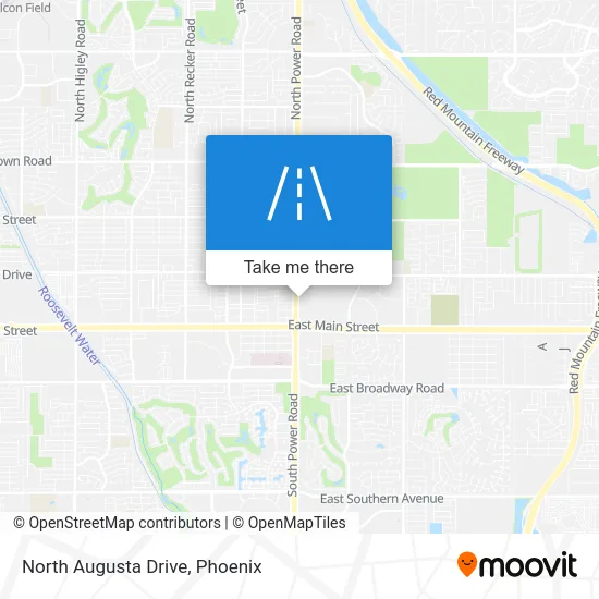 North Augusta Drive map