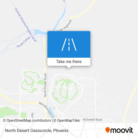 Mapa de North Desert Oasiscircle