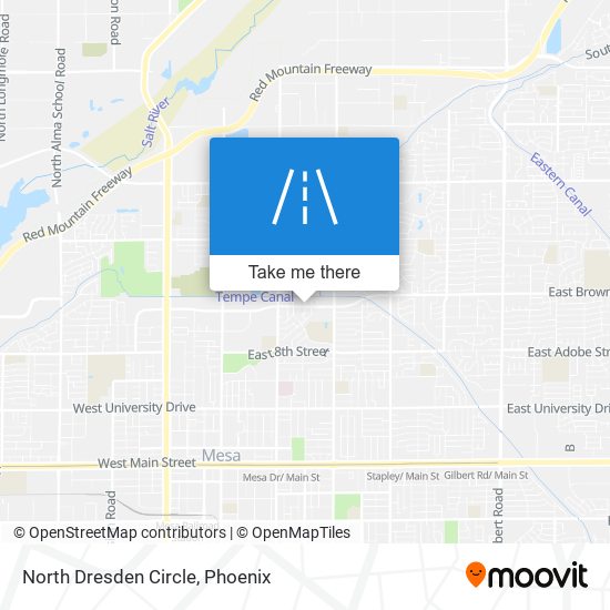 North Dresden Circle map