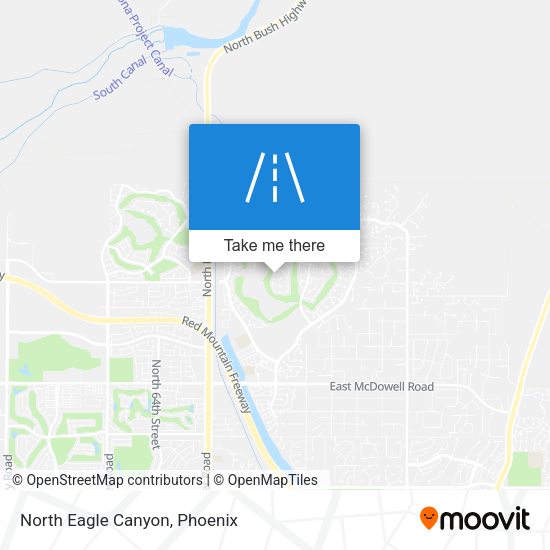 Mapa de North Eagle Canyon