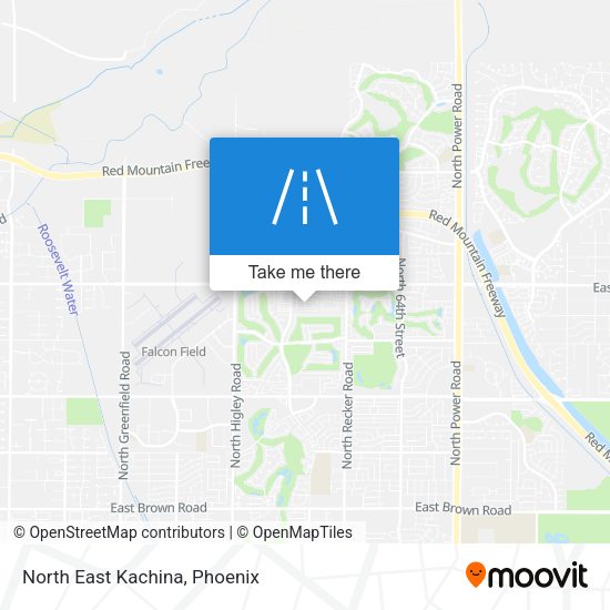 North East Kachina map