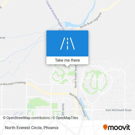 North Everest Circle map