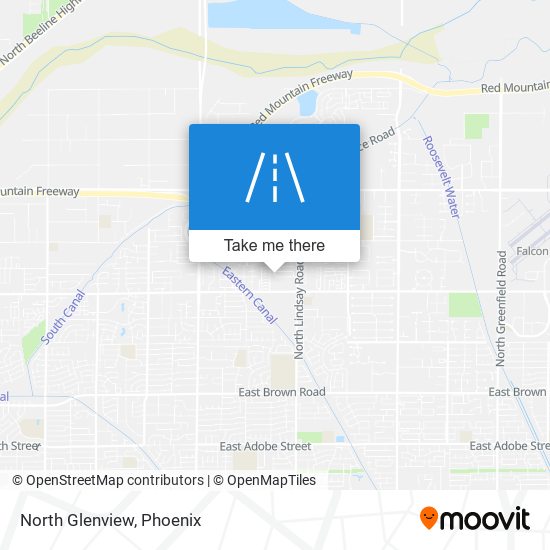 Mapa de North Glenview