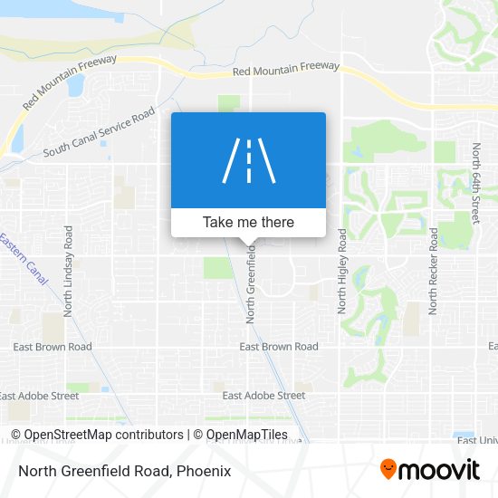 Mapa de North Greenfield Road